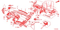 INSTRUMENT PANEL UPPER (LH) for Honda CIVIC 1.8 COMFORT 5 Doors 5 speed automatic 2012