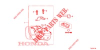 KEY CYLINDER COMPONENTS (INTELLIGENT) for Honda CIVIC 1.8 COMFORT 5 Doors 5 speed automatic 2012