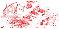 FLOOR/INNER PANELS  for Honda CIVIC 1.8 EXECUTIVE 5 Doors 6 speed manual 2012