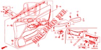 FRONT DOOR LINING (LH) for Honda CIVIC 1.8 EXECUTIVE 5 Doors 6 speed manual 2012