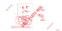 KEY CYLINDER COMPONENTS (INTELLIGENT) for Honda CIVIC 1.8 EXECUTIVE 5 Doors 6 speed manual 2012
