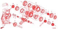 MAINSHAFT  for Honda CIVIC 1.8 EXECUTIVE 5 Doors 6 speed manual 2012