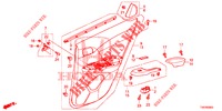 REAR DOOR LINING (4D)  for Honda CIVIC 1.8 EXECUTIVE 5 Doors 6 speed manual 2012