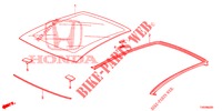 ROOF GLASS  for Honda CIVIC 1.8 EXECUTIVE 5 Doors 6 speed manual 2012