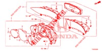 SPEEDOMETER  for Honda CIVIC 1.8 EXECUTIVE 5 Doors 6 speed manual 2012