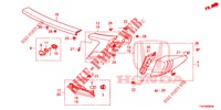 TAILLIGHT/LICENSE LIGHT (PGM FI)  for Honda CIVIC 1.8 EXECUTIVE 5 Doors 6 speed manual 2012