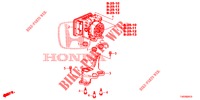 VSA MODULATOR (RH)('00 )  for Honda CIVIC 1.8 EXECUTIVE 5 Doors 6 speed manual 2012