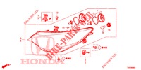 HEADLIGHT  for Honda CIVIC 1.8 EXECUTIVE 5 Doors 5 speed automatic 2012