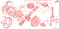 CRANKSHAFT/PISTON (1.8L) for Honda CIVIC 1.8 S 5 Doors 6 speed manual 2012