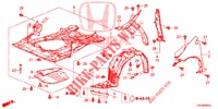 FRONT FENDERS  for Honda CIVIC 1.8 S 5 Doors 6 speed manual 2012