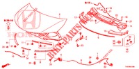 HOOD (LH) for Honda CIVIC 1.8 S 5 Doors 6 speed manual 2012