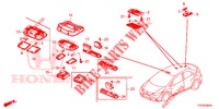 INTERIOR LIGHT  for Honda CIVIC 1.8 S 5 Doors 6 speed manual 2012