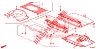 REAR FLOOR BOX  for Honda CIVIC 1.8 S 5 Doors 6 speed manual 2012