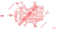 GROMMET (INFERIEUR) for Honda CIVIC 1.8 EXECUTIVE 5 Doors 5 speed automatic 2012