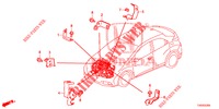 ENGINE WIRE HARNESS STAY (DIESEL) (2.2L) for Honda CIVIC DIESEL 2.2 ELEGANCE 5 Doors 6 speed manual 2012