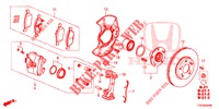 FRONT BRAKE  for Honda CIVIC DIESEL 2.2 ELEGANCE 5 Doors 6 speed manual 2012