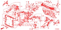 FRONT BULKHEAD/DASHBOARD  for Honda CIVIC DIESEL 2.2 ELEGANCE 5 Doors 6 speed manual 2012