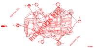 GROMMET (INFERIEUR) for Honda CIVIC DIESEL 2.2 ELEGANCE 5 Doors 6 speed manual 2012