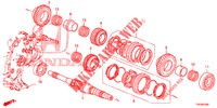 MAINSHAFT (DIESEL) (2.2L) for Honda CIVIC DIESEL 2.2 ELEGANCE 5 Doors 6 speed manual 2012