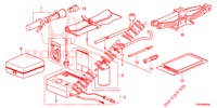 TOOLS/JACK  for Honda CIVIC DIESEL 2.2 ELEGANCE 5 Doors 6 speed manual 2012