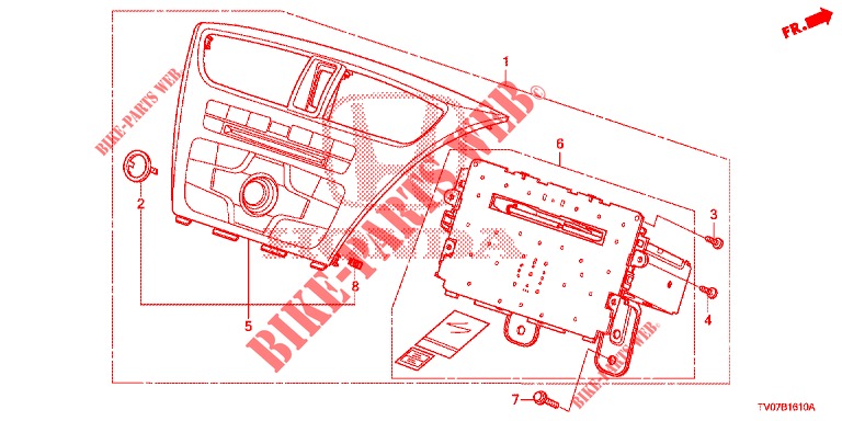 AUDIO UNIT  for Honda CIVIC DIESEL 2.2 ELEGANCE 5 Doors 6 speed manual 2012