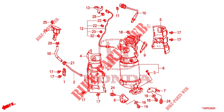 TORQUE CONVERTER (DIESEL) (2.2L) for Honda CIVIC DIESEL 2.2 ELEGANCE 5 Doors 6 speed manual 2012