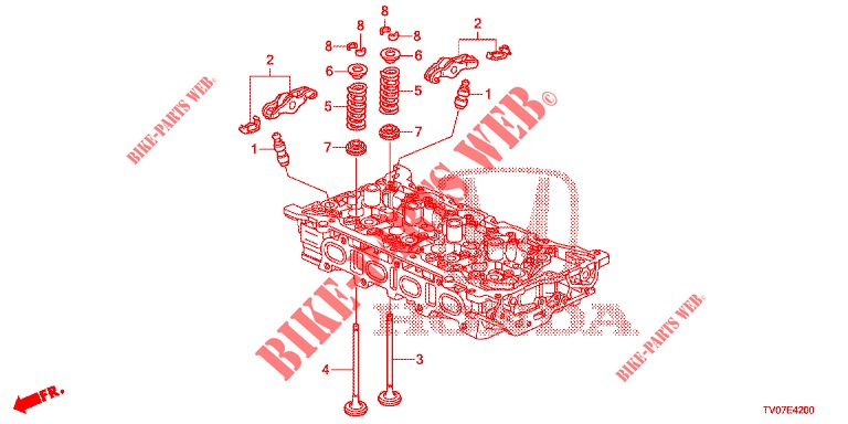VALVE/ROCKER ARM (DIESEL) (2.2L) for Honda CIVIC DIESEL 2.2 ELEGANCE 5 Doors 6 speed manual 2012