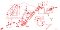 AIR CONDITIONER (FLEXIBLES/TUYAUX) (DIESEL) (2.2L) (LH) for Honda CIVIC DIESEL 2.2 EXCLUSIVE 5 Doors 6 speed manual 2012