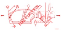 GROMMET (LATERAL) for Honda CIVIC DIESEL 2.2 EXCLUSIVE 5 Doors 6 speed manual 2012