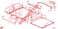 HEADLINER TRIM/SUN SHADE/ SLIDING GLASS  for Honda CIVIC DIESEL 2.2 EXCLUSIVE 5 Doors 6 speed manual 2012