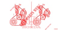 ALTERNATOR BELT(DIESEL) (2.2L) for Honda CIVIC DIESEL 2.2 S 5 Doors 6 speed manual 2012
