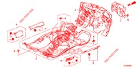FLOOR MAT/INSULATOR  for Honda CIVIC DIESEL 2.2 S 5 Doors 6 speed manual 2012
