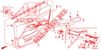 FRONT DOOR LINING (LH) for Honda CIVIC DIESEL 2.2 S 5 Doors 6 speed manual 2012