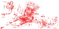 FRONT SEAT COMPONENTS (D.) (SIEGE REGLAGE MANUEL) for Honda CIVIC DIESEL 2.2 S 5 Doors 6 speed manual 2012