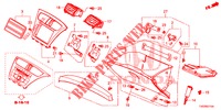 INSTRUMENT GARNISH (COTE DE PASSAGER) (LH) for Honda CIVIC DIESEL 2.2 S 5 Doors 6 speed manual 2012