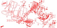 REAR SEAT/SEATBELT (G.) for Honda CIVIC DIESEL 2.2 S 5 Doors 6 speed manual 2012