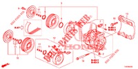 AIR CONDITIONER (COMPRESSEUR) (DIESEL) (2.2L) for Honda CIVIC DIESEL 2.2 EXECUTIVE 5 Doors 6 speed manual 2012