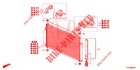 AIR CONDITIONER (CONDENSATEUR) for Honda CIVIC DIESEL 2.2 EXECUTIVE 5 Doors 6 speed manual 2012