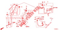 AIR CONDITIONER (FLEXIBLES/TUYAUX) (DIESEL) (2.2L) (LH) for Honda CIVIC DIESEL 2.2 EXECUTIVE 5 Doors 6 speed manual 2012