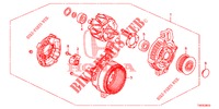ALTERNATOR (DENSO) (DIESEL) (2.2L) for Honda CIVIC DIESEL 2.2 EXECUTIVE 5 Doors 6 speed manual 2012