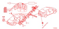 EMBLEMS/CAUTION LABELS  for Honda CIVIC DIESEL 2.2 EXECUTIVE 5 Doors 6 speed manual 2012