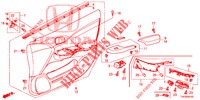 FRONT DOOR LINING (LH) for Honda CIVIC DIESEL 2.2 EXECUTIVE 5 Doors 6 speed manual 2012