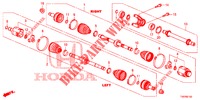 FRONT DRIVESHAFT/HALF SHA FT (DIESEL) (2.2L) for Honda CIVIC DIESEL 2.2 EXECUTIVE 5 Doors 6 speed manual 2012