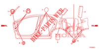 GROMMET (LATERAL) for Honda CIVIC DIESEL 2.2 EXECUTIVE 5 Doors 6 speed manual 2012