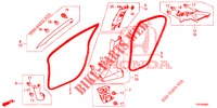 PILLAR GARNISH (LH) for Honda CIVIC DIESEL 2.2 EXECUTIVE 5 Doors 6 speed manual 2012