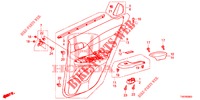 REAR DOOR LINING (4D)  for Honda CIVIC DIESEL 2.2 EXECUTIVE 5 Doors 6 speed manual 2012
