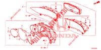 SPEEDOMETER  for Honda CIVIC DIESEL 2.2 EXECUTIVE 5 Doors 6 speed manual 2012