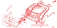 TAILGATE PANEL (2D)  for Honda CIVIC DIESEL 2.2 EXECUTIVE 5 Doors 6 speed manual 2012