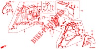 TRUNK SIDE LINING  for Honda CIVIC DIESEL 2.2 EXECUTIVE 5 Doors 6 speed manual 2012