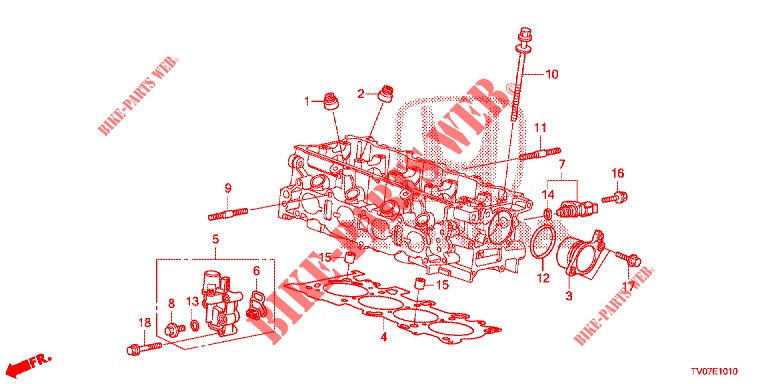 SPOOL VALVE/ OIL PRESSURE SENSOR (1.4L) for Honda CIVIC 1.4 COMFORT 5 Doors 6 speed manual 2013